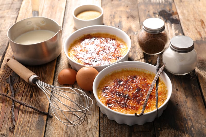 preparazione crema catalana