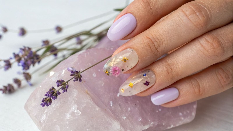 nail art floreale