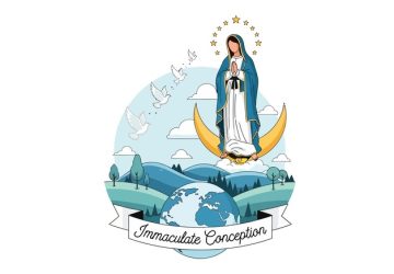 8 dicembre, disegno madonna